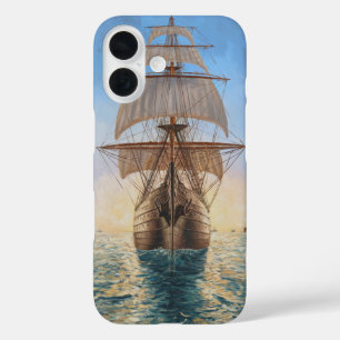 Coques iPhone 16 Art nautique Imprimer le navire en mer