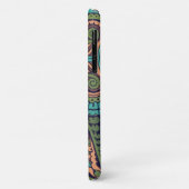 Coques Case-Mate iPhone Art nouveau abstrait christopher commode paix turq (Dos/Gauche)