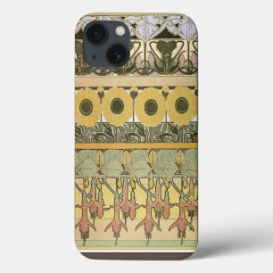 Case-Mate iPhone Case Art nouveau alphonse mucha fuchsia tournesol flore