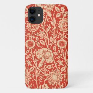 Case-Mate iPhone Case Art Nouveau Carnation Damask, Mandarin Orange