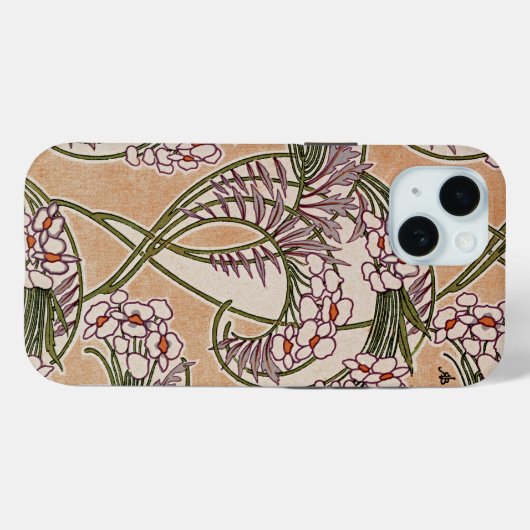 Coques Case-Mate iPhone Art Nouveau Design #8 @ VictoriaShaylee (Verso (horizontal))