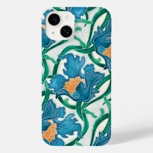 Coque Pour iPhone 14 Art Nouveau Floral Majolica Motif