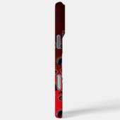 COQUES Case-Mate iPhone ART NOUVEAU PAN, BLACK ROUGE BLANC DOMMASQUE (Verso / Droite)