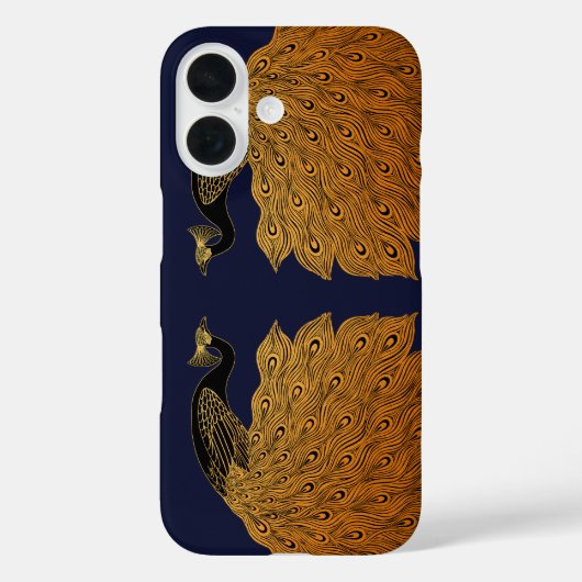 Coques Case-Mate iPhone Art Nouveau Peacock Will Bradley (Verso)