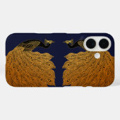 Coques Case-Mate iPhone Art Nouveau Peacock Will Bradley (Verso (horizontal))