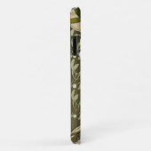 Coques Case-Mate iPhone Art Nouveau Scottish Thistle Floral Flowers (Dos/Droite)