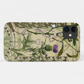Coques Case-Mate iPhone Art Nouveau Scottish Thistle Floral Flowers (Dos (Horizontal))