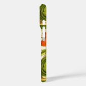 COQUES Case-Mate iPhone ART NOUVEAU STYLISÉ VERT ROUGE POPPY GEM MONOGRAM (Verso / Gauche)