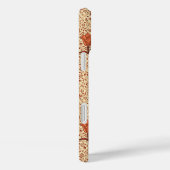 Coques Case-Mate iPhone Art Nouveau Tulip Damas, corail et beige (Verso / Droite)