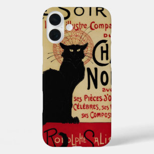 iPhone 16 Plus Case Art Nouveau vintage, Ce Soir Conversation Noir Cha