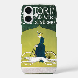Coques iPhone 16 Art Nouveau vintage, Victoria Fahrrad Werke, Rehm