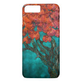 Coques Case-Mate iPhone Art numérique abstrait d'arbre de fleur (Dos)