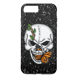 Case-Mate iPhone Case Art numérique crâne et papillon