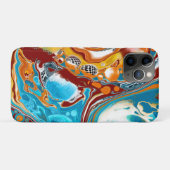 Coques Case-Mate iPhone Art numérique liquide de lisses planétaire (Dos (Horizontal))