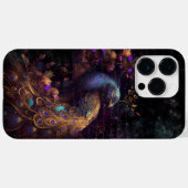 Coques Case-Mate iPhone Art numérique Peacock foncé Conception 8 (Verso (horizontal))