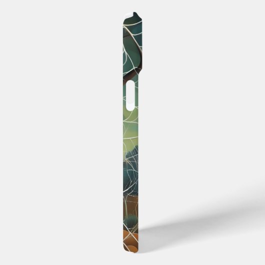 Coques Case-Mate iPhone Art numérique, toile d'araignée, araignées (Verso / Droite)