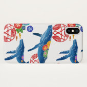 Coques Case-Mate iPhone art okinawan de motif de style de bingata (Dos (Horizontal))