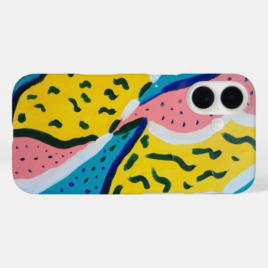 Coques Case-Mate iPhone Art papillon Abstrait (Verso (horizontal))