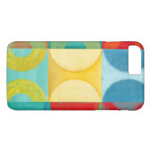 Coques Case-Mate iPhone Art Pop brillant avec cercles et Carré (Dos (Horizontal))