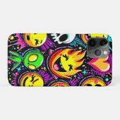 Coques Case-Mate iPhone Art pop Emoji vibrant (Dos (Horizontal))