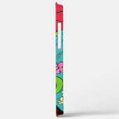 Coques Case-Mate iPhone Art populaire Chat et Fleurs Whimsical (Verso / Gauche)