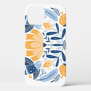 Case-Mate iPhone Case Art populaire scandinave ornement floral