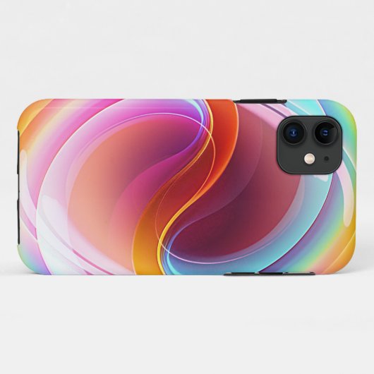 COQUES Case-Mate iPhone ART PSYCHÉDÉLIQUE ABSTRAIT ÉLÉGANT ET MODERNE (Dos (Horizontal))