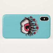 Coques Case-Mate iPhone Art psychédélique psychopathe déplaisant de fonte (Dos (Horizontal))