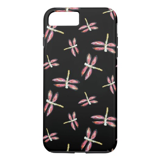 Coques Case-Mate iPhone Art rose de danse de libellule (Dos)