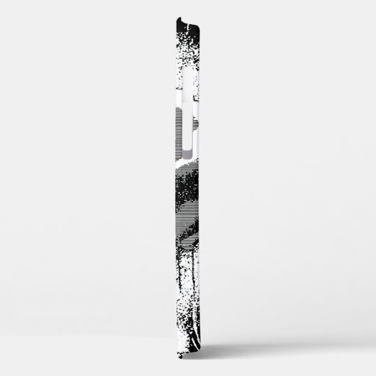 Coques Case-Mate iPhone Art Rose Noir Et Blanc (Verso / Gauche)