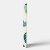 Coques Case-Mate iPhone Art rouge et vert de coquillage (Verso / Droite)