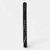 Coques Case-Mate iPhone Art silverfern blanc de symbole national de la (Dos/Gauche)