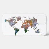 Coques Case-Mate iPhone Art terrestre Abstrait (Verso (horizontal))