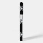 Coques Case-Mate iPhone Art tribal noir et blanc (Verso / Droite)