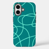 Coques Case-Mate iPhone Art turquoise (Verso)