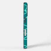 Coques Case-Mate iPhone Art turquoise (Verso / Droite)