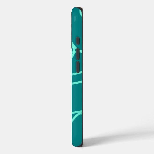 Coques Case-Mate iPhone Art turquoise (Verso / Gauche)