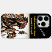Coques Case-Mate iPhone Art vibrant : sorcellerie avec tigres (Verso (horizontal))