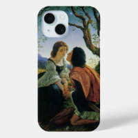 Art vintage, Amants au crépuscule, Sir Joseph Noel