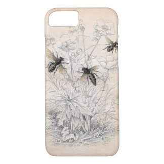 Coques Pour iPhone Art vintage d'abeille de miel