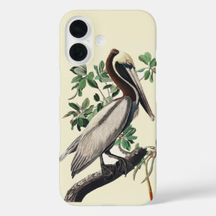 Coques iPhone 16 Art vintage d'Audubon sur le Pélican brun, oiseau