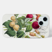 Coques Case-Mate iPhone Art vintage Red Strawberry (Verso (horizontal))