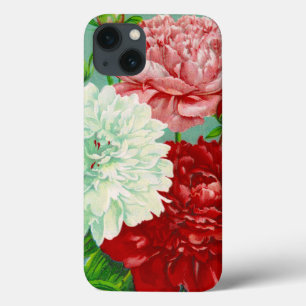 Coques Pour iPhone Art vintage vintage floraux pivoines Imprimer