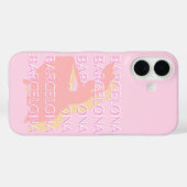 Coques Case-Mate iPhone Art Voyage de Barcelone, Espagne Art, Rose, Pastel (Verso (horizontal))