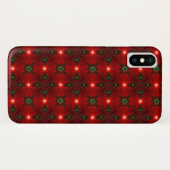 Coques Case-Mate iPhone Artdeco de Noël en style rétro (Dos (Horizontal))