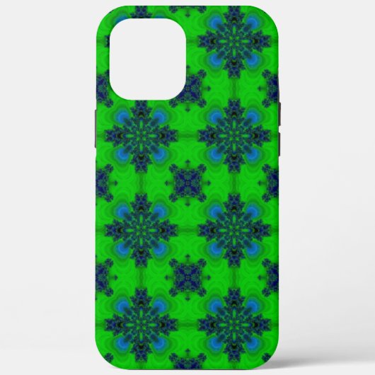 Coques Case-Mate iPhone Artdeco en vert et bleu (Verso)