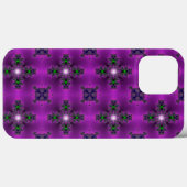 Coques Case-Mate iPhone Artdeco Fleurs Abstraites et étoiles (Verso (horizontal))