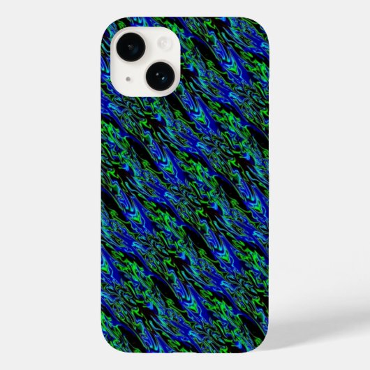 Coques Case-Mate iPhone Artdeco fou à Funky Rainbow Style (Verso)