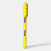Coques Case-Mate iPhone Artdeco rose Jaune Artdeco Arc-en-ciel rayures (Verso / Droite)