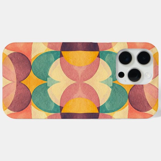 Coques Case-Mate iPhone Arte Abstracto Colorido (Verso (horizontal))